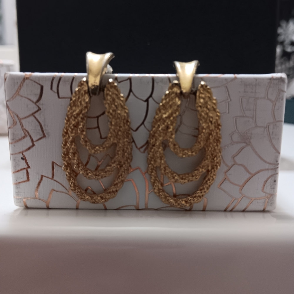 Rope earrings.